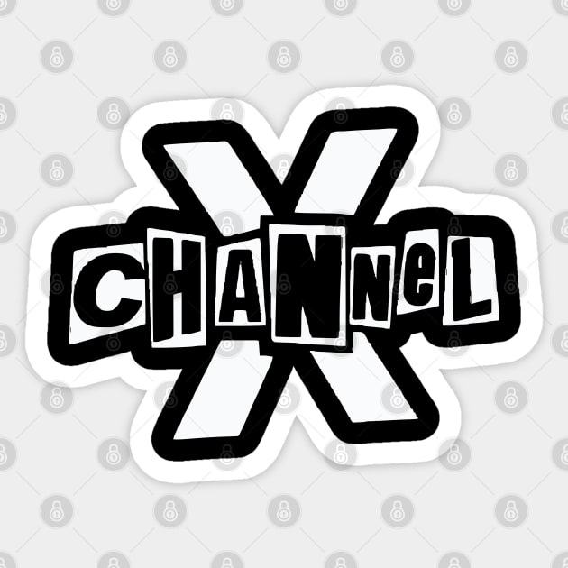 Channel X Sticker by Attitude Shop